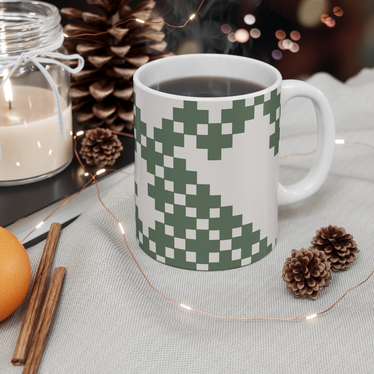 Kitchen Mug 11 oz - Elemental 4 in Spruce