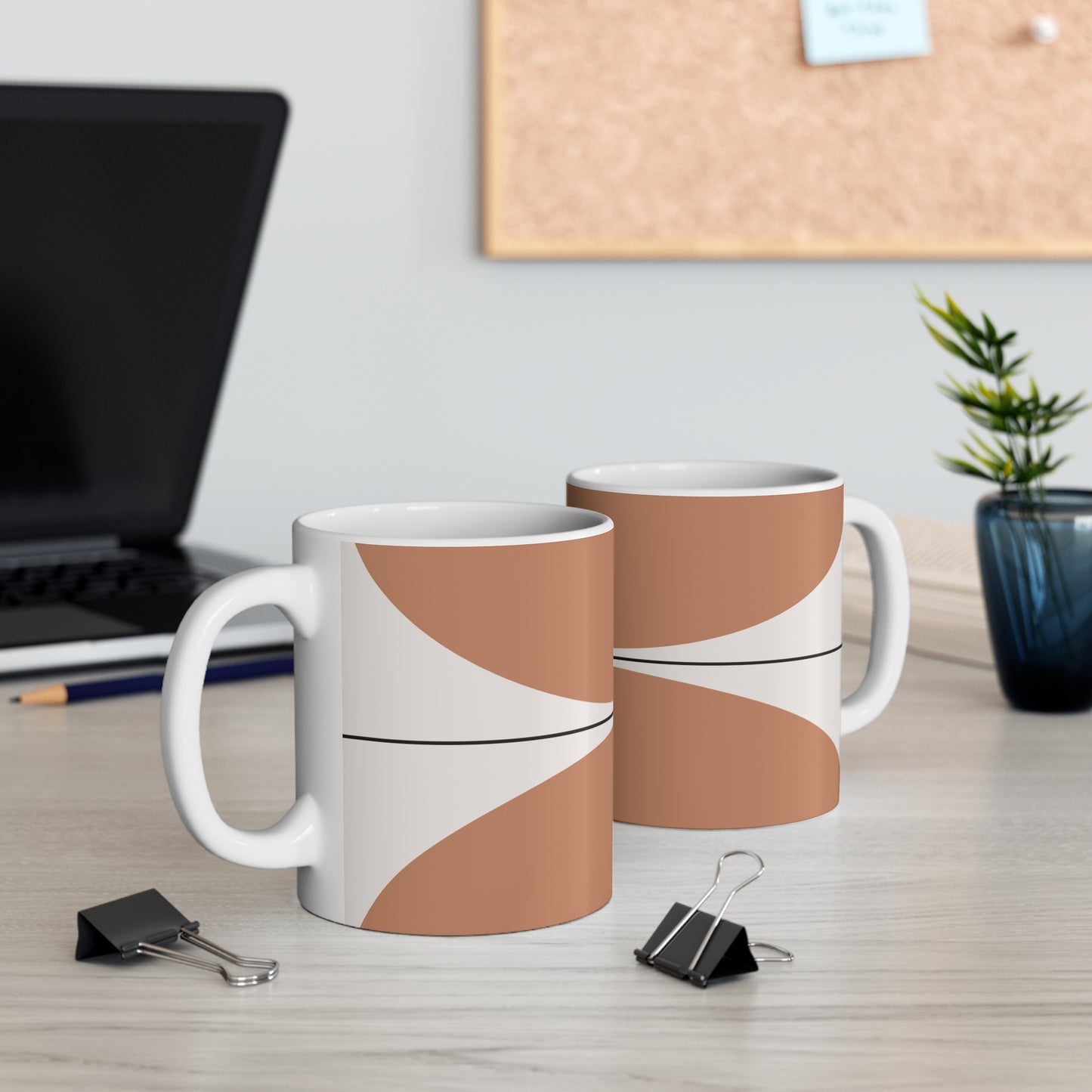 Kitchen Mug 11oz - Elemental 2 in Rust