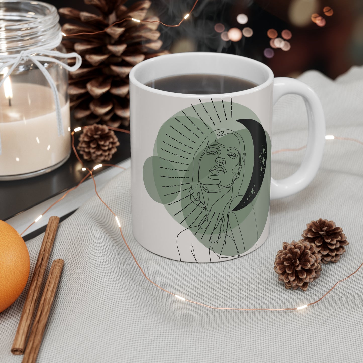 Kitchen Mug 11 oz - Elemental 6 in Spruce