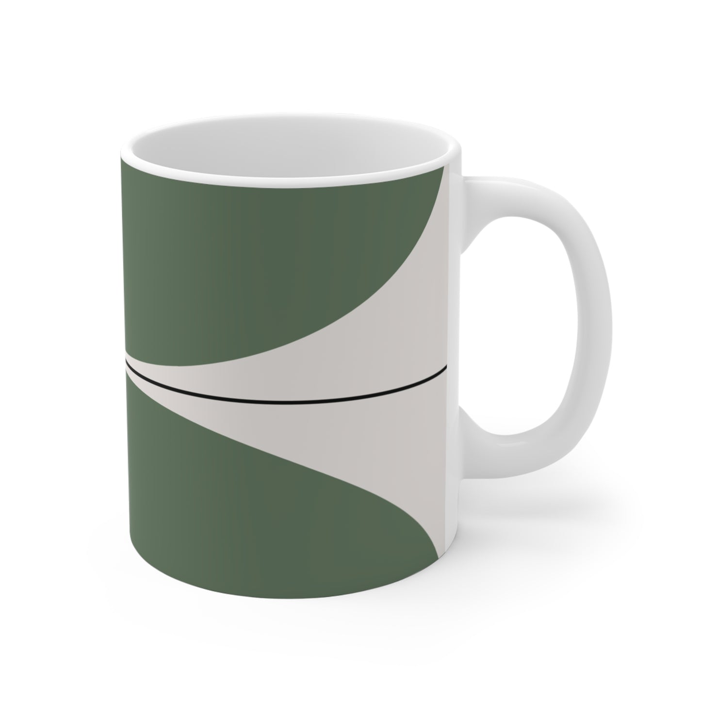 Kitchen Mug 11oz - Elemental 2 in Spruce