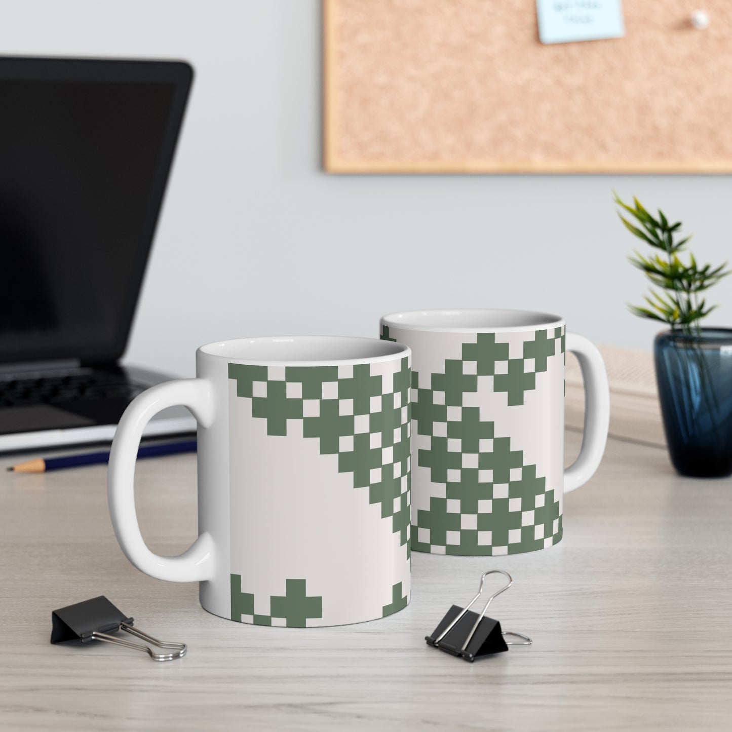 Kitchen Mug 11 oz - Elemental 4 in Spruce