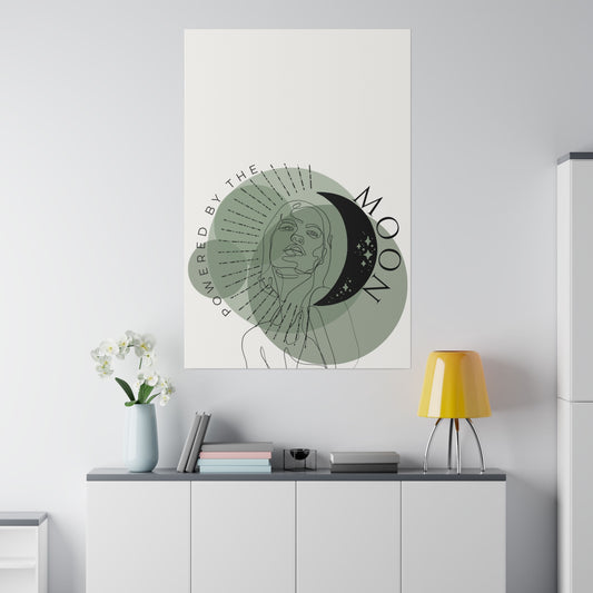 Art Print - Powered By The Moon in Spruce