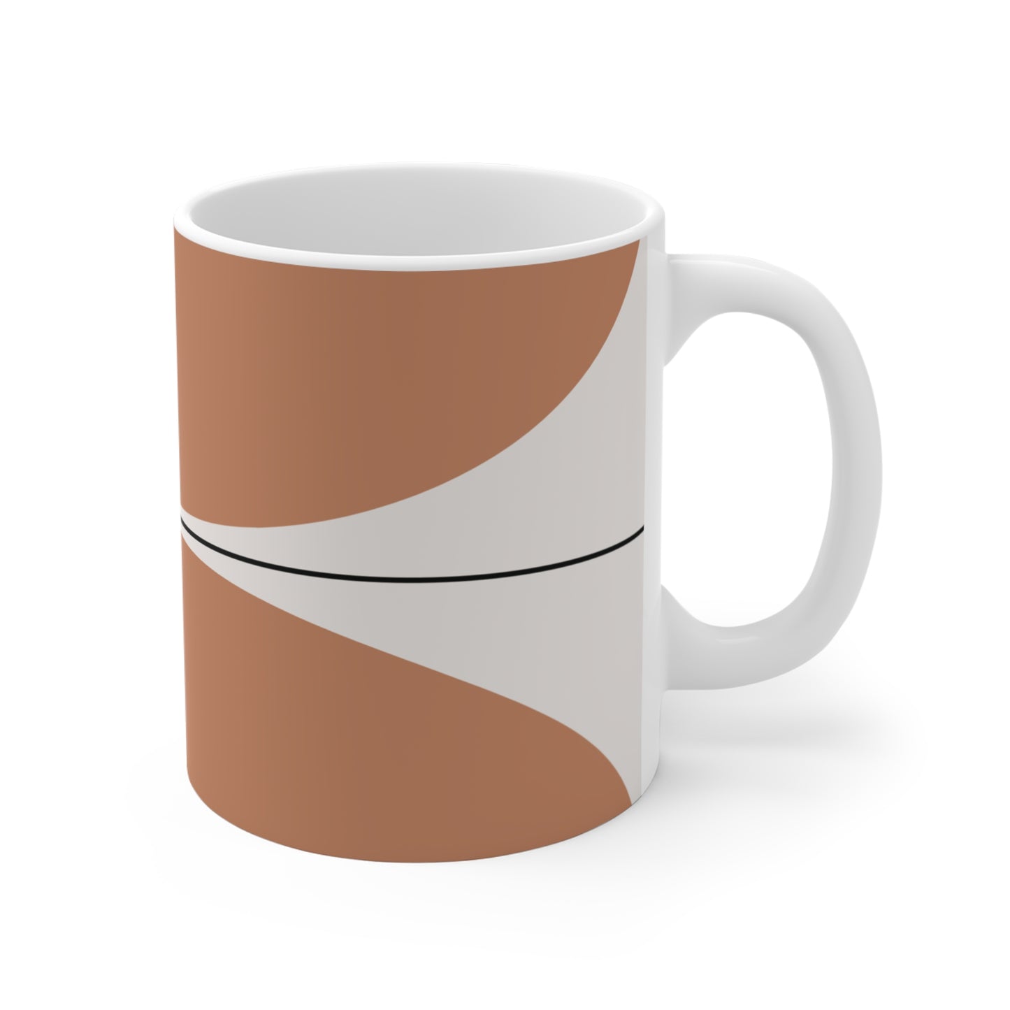 Kitchen Mug 11oz - Elemental 2 in Rust