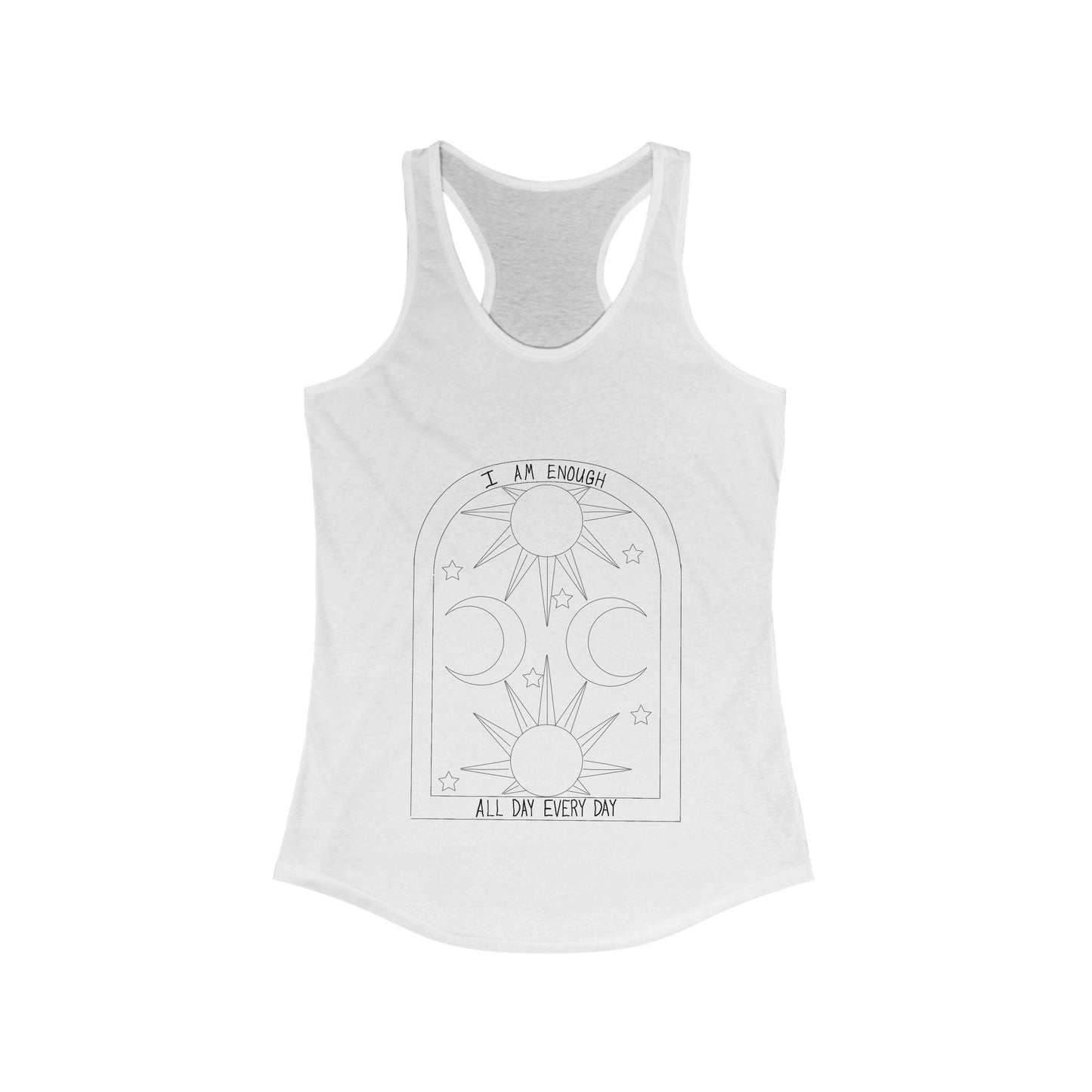 Tank Top - You Are Enough Tarot Style Design