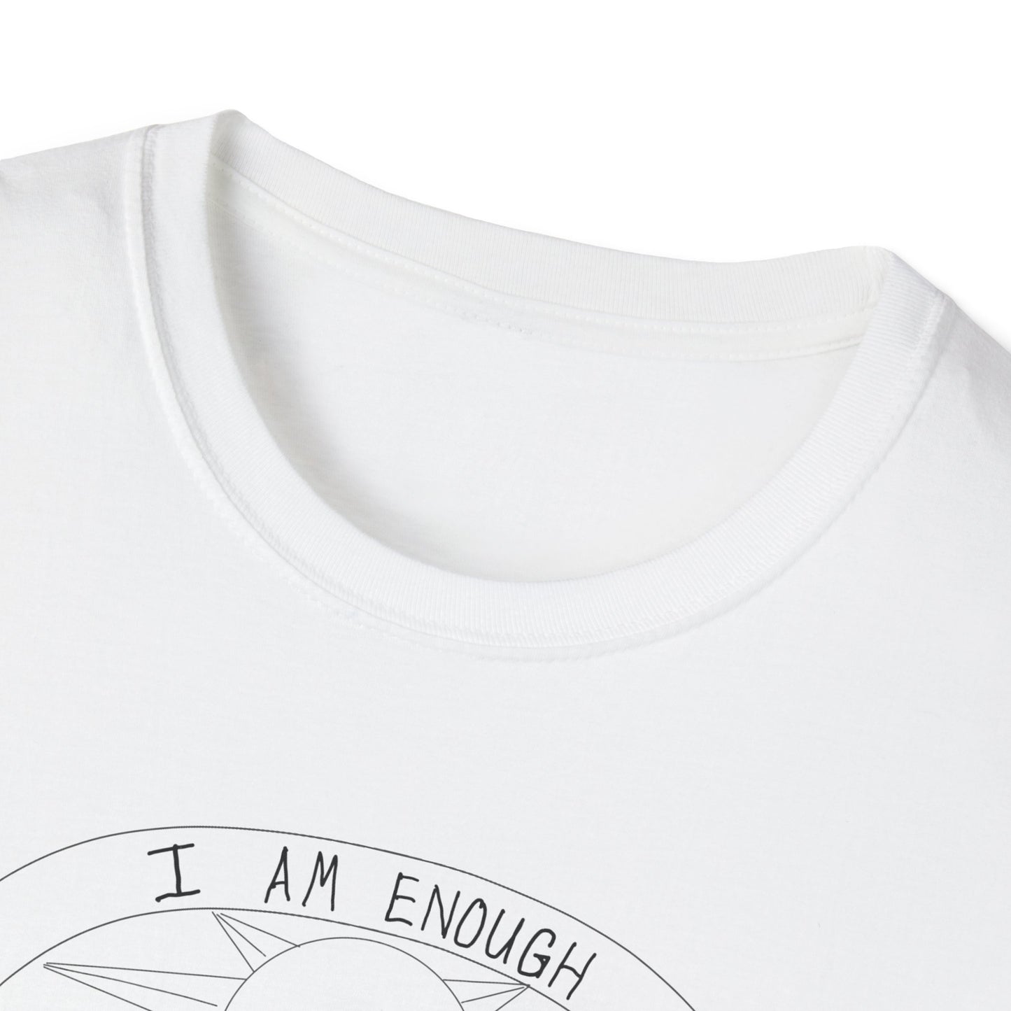 Empowering Unisex T-Shirt - 'I am enough all day every day'