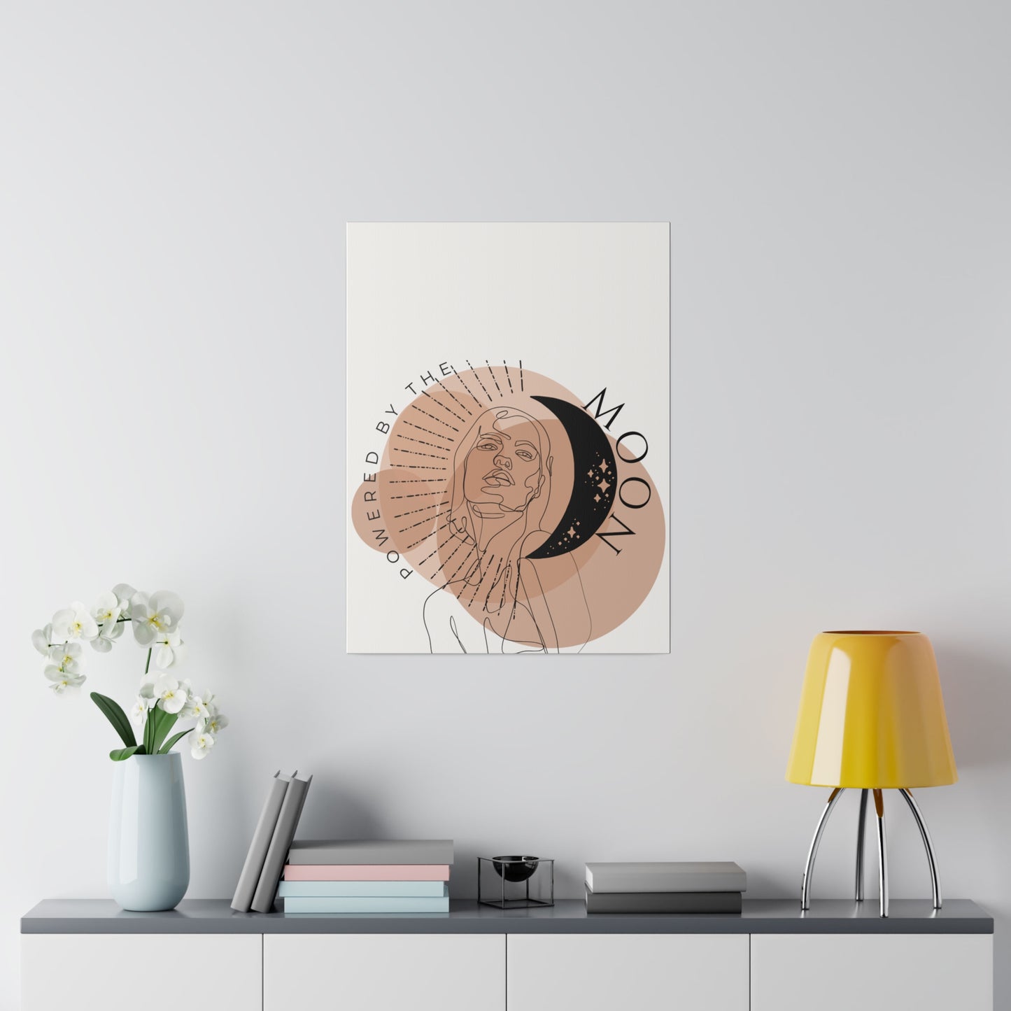 Art Print - Powered By The Moon in Rust