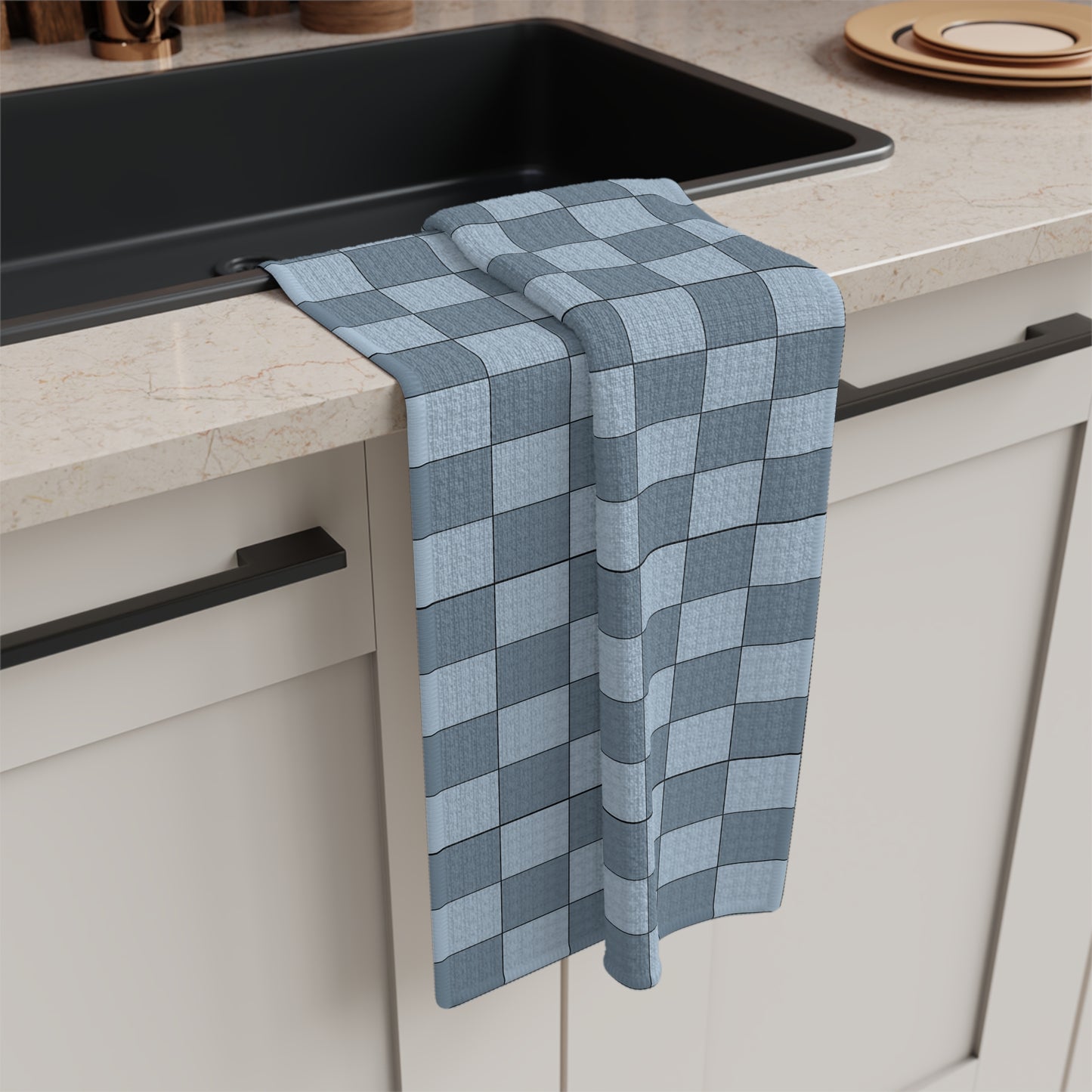 Microfiber Kitchen Towel - Elemental 1 in Sky