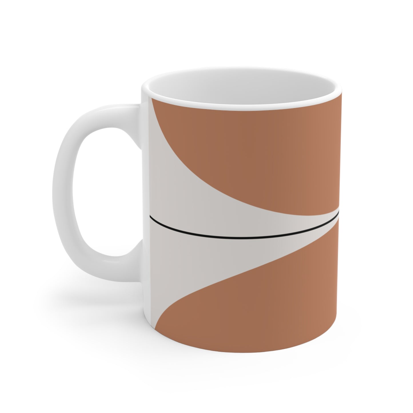 Kitchen Mug 11oz - Elemental 2 in Rust