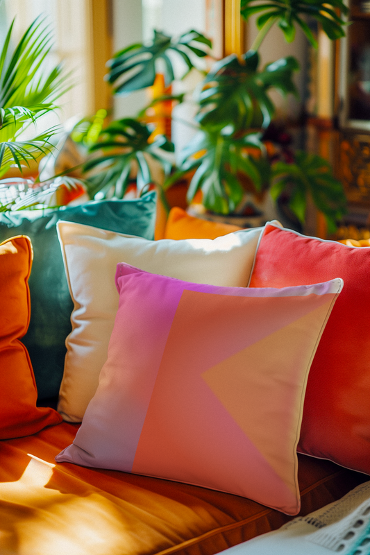 Positively Glowing Square Pillow