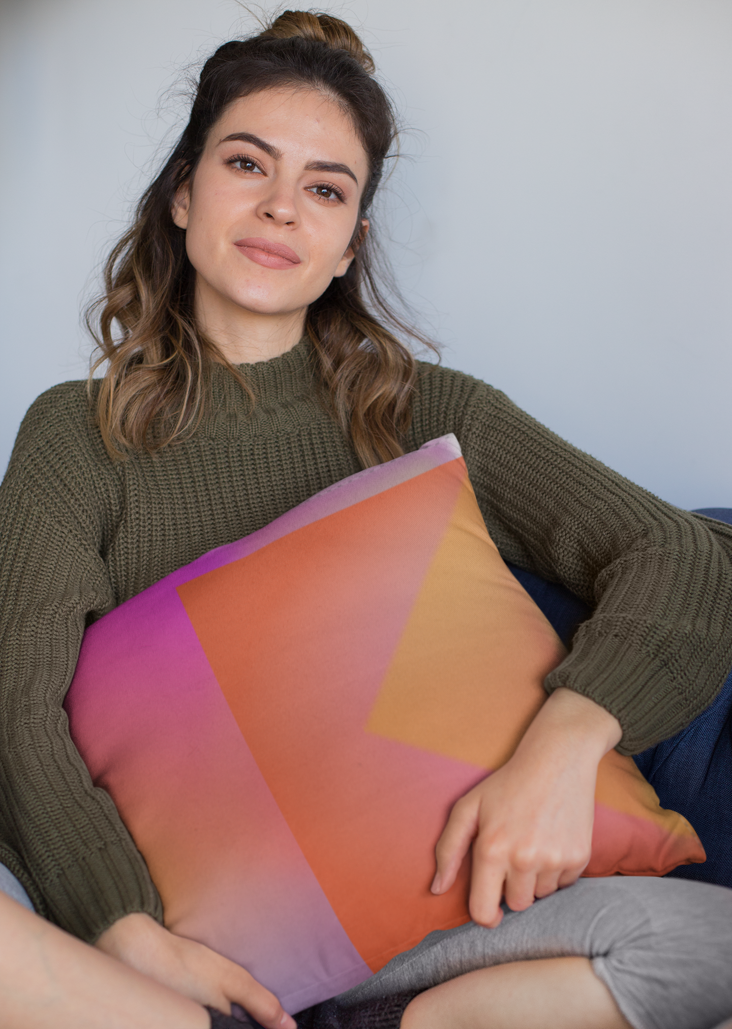 Positively Glowing Square Pillow