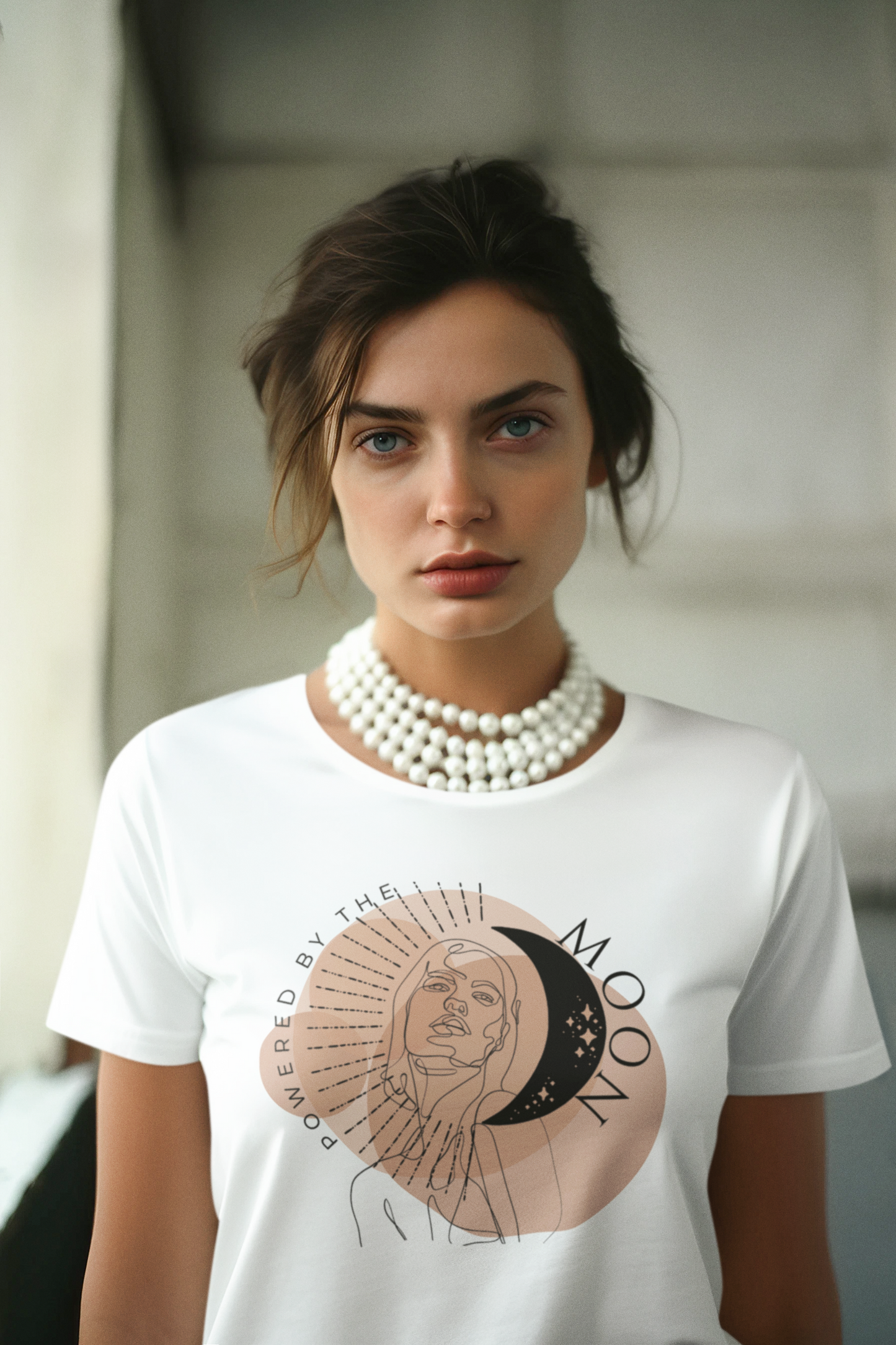 Elemental Moon Phase T-Shirt in Rust