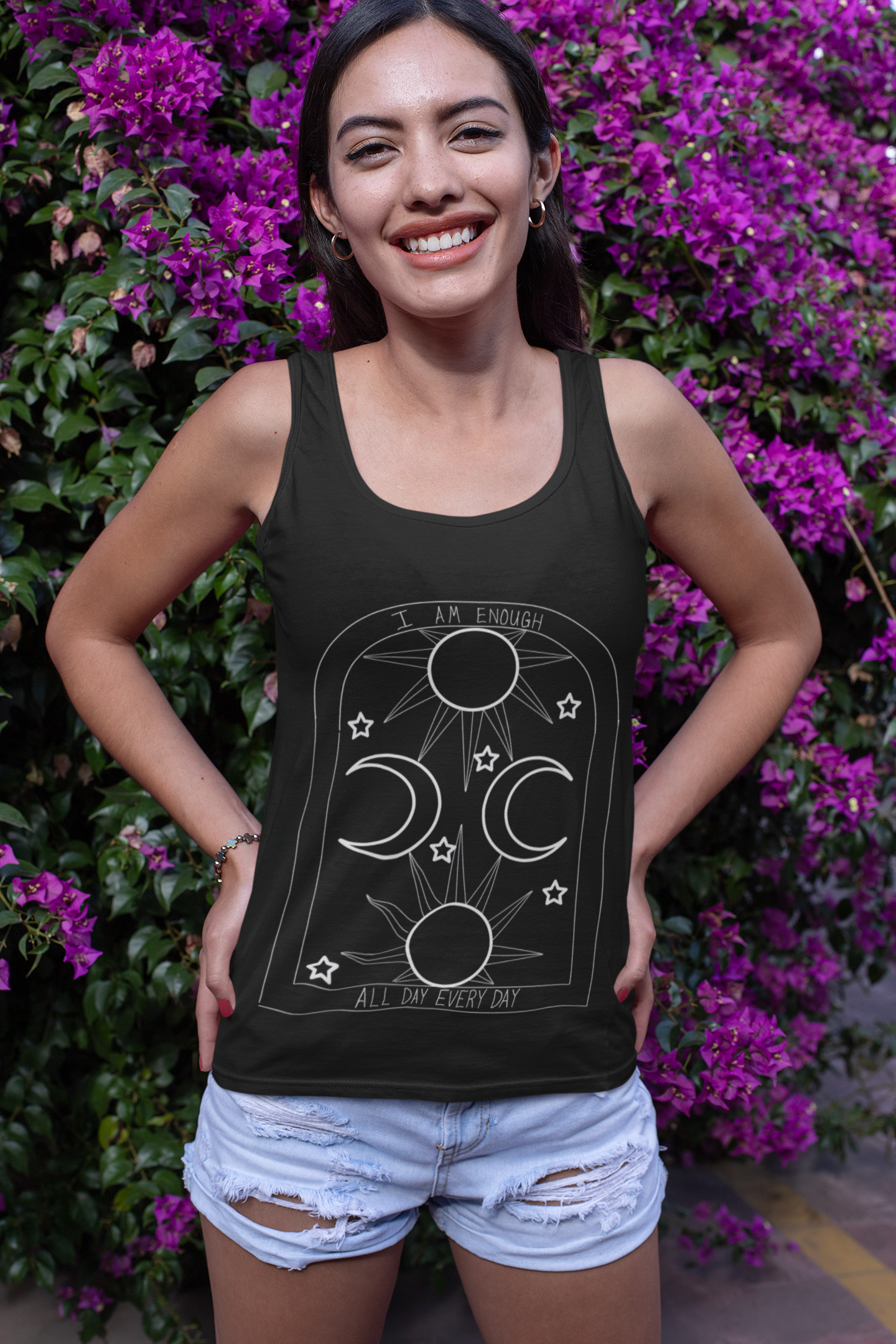 Tank Top - You Are Enough Tarot Style Design